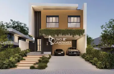 Casa com 3 suítes à venda, 210 m² por r$ 1.785.000 - condomínio parque tauá - aranguá - londrina/pr