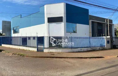 Galpão, 420 m² - venda por r$ 2.500.000 ou aluguel por r$ 13.000/mês - antares - londrina/pr
