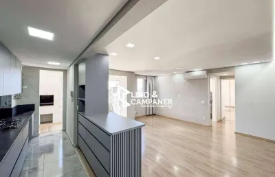 Apartamento com 2 dormitórios à venda, 77 m² por r$ 700.000,00 - gleba palhano - londrina/pr