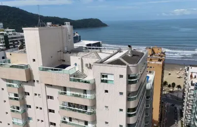 Sensacional cobertura para venda em canto do forte com 3 quartos, sendo 3 suítes, 225m²