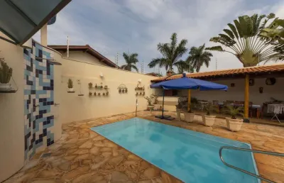 Elegante casa tipo para venda em nova jaboticabal com 3 quartos, sendo 1 suíte, 400m²