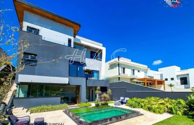 Casa à venda reserva santa isabel louveira nova mobiliada 4 suítes piscina aquecida