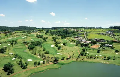 Venda maravilhoso terreno em frente ao campo de golfe  ( com título de praia) no melhor condomínio do brasil - fazenda da grama / praia da grama