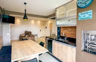 Apartamento locação naturale jundiaí totalmente mobiliado 3 quartos 2 suítes com 92m²