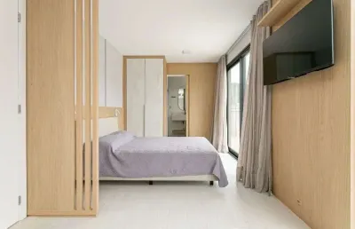 Studio cobertura com terraço no +55 studios – charme e exclusividade à beira da lagoa