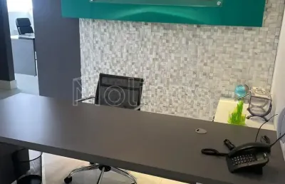 Sala comercial - jardim analia franco - 55 m² - decorada/mobiliada