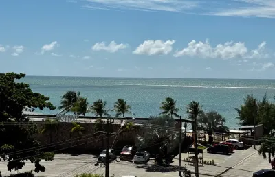 Apartamento 100m2 vista mar, 3 quartos, jardim oceania