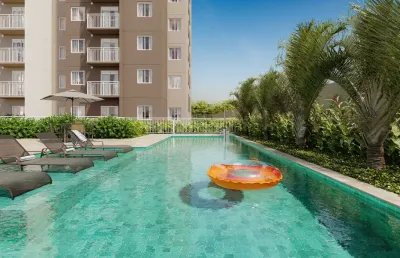 Apartamento av. n.s do sabará - 35m² - 2 dorms - varanda e vaga - lazer extraordinário