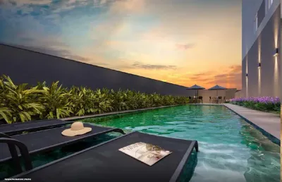 Apartamento de 36m² com varanda e vaga – chácara santo antônio