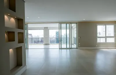 Apartamento de luxo semimobiliado com 3 suítes e lazer completo