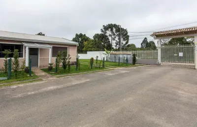 Casa em condomínio fechado com 2 quartos à venda na rua antônio serafim, 161, parque do embu, colombo, 90 m2 por r$ 399.000