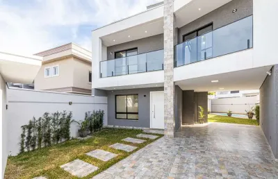 Casa em condomínio fechado com 3 quartos à venda na rua miguel bertolino pizatto, 2835, iguaçu, araucária, 269 m2 por r$ 1.798.000
