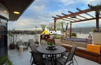 Cobertura à venda, 3 quartos, 2 suítes, 4 vagas, barreiro - belo horizonte/mg