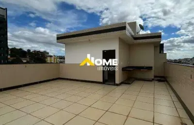 Cobertura à venda, 3 quartos, 1 suíte, 3 vagas, barreiro - belo horizonte/mg