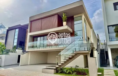 Casa em condomínio fechado com 3 quartos à venda na rua professor alberto krause, 1150, tanguá, almirante tamandaré por r$ 2.200.000