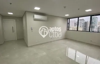 Sala comercial para alugar na avenida república argentina, 1505, água verde, curitiba por r$ 3.000