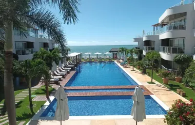 Apartamento no dunas de cotovelo, 61m² com 2 suítes