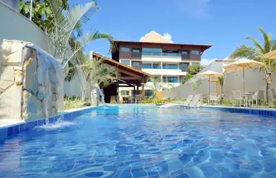 Apartamento 3 quartos a beira mar da praia de campas /tamandare-pe