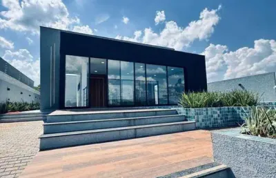 Casa em condominio fechado | 3 suítes 3 salas e 6 vagas de garagem | lazer e segurança | shamballa 3 | agende a sua visita