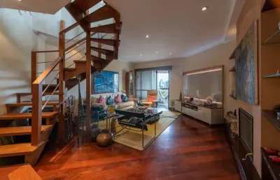 Luxuosa duplex pronta para morar no brooklin paulista, são paulo - 4 quartos, 2 suítes, 400m²