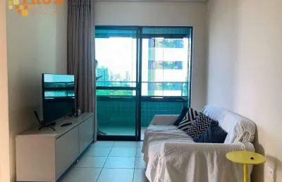Apartamento com 2 dormitórios à venda, 53 m² - torre - recife/pe