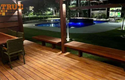 Flat, 2 quartos, térreo, condomínio reserva dos carneiros