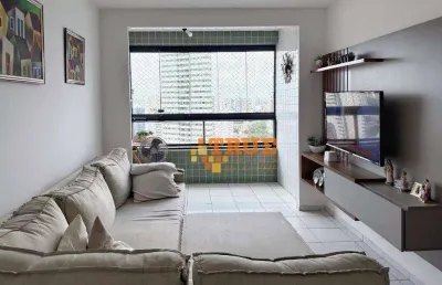 Apartamento com 3 dormitórios à venda, 79 m² - torre - recife/pe