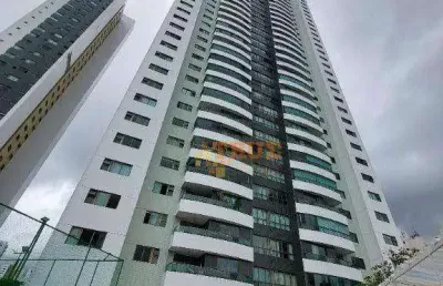 Excelente apartamento com 4 suítes à venda, 209 m² - torre - recife/pe