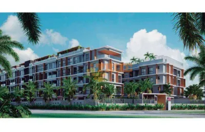 Flat com 1 dormitório à venda, 33 m² por r$ 340.000,00 - carneiros - tamandaré/pe