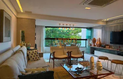 Apartamento com 4 dormitórios à venda, 158 m² - monteiro - recife/pe