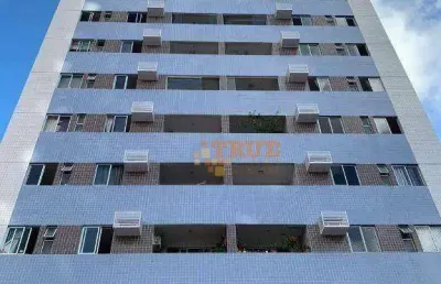 Apartamento com 3 dormitórios à venda, 80 m² - torre - recife/pe