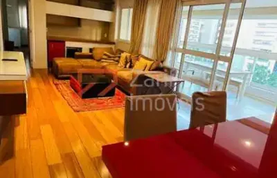 Alugo e vendo  vertice  apto 135 m², mobiliado, 3 suítes, lavabo, 3 vagas