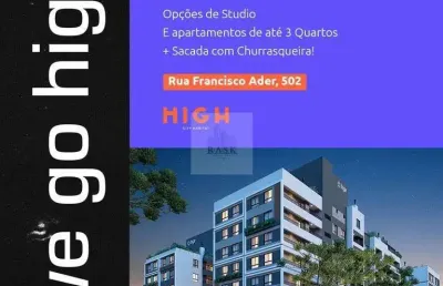 Apartamento studio à venda em curitiba, novo mundo, 25,00 m².