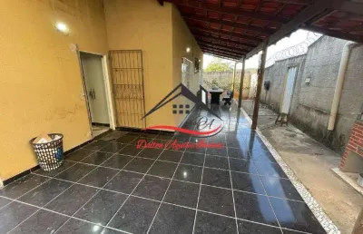 Casa para venda - 3 quartos, 1 banheiro, 2 vagas - recreio bandeirantes, esmeraldas/mg