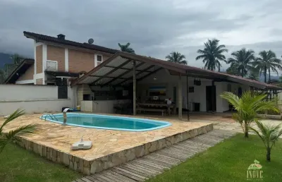 Casa  à venda em bertioga/sp - morada da praia: 4 quartos, piscina, jacuzzi e mais!