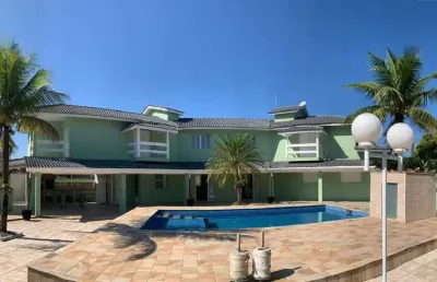 Casa  à venda: 5 quartos, 5 suítes, piscina e espaço gourmet no morada da praia, bertioga/sp