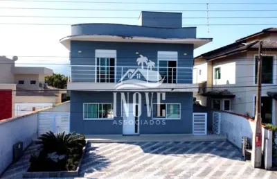 Ótimo sobrado 348m² à venda com 6 dormitórios sendo 2 suítes no morada da praia