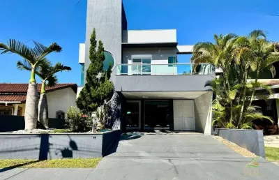 Casa de alto padrão à venda em morada da praia, bertioga-sp: 5 suítes, 3 salas, piscina. agende sua visita!