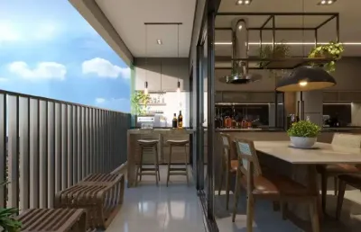 Apartamento com 2 quartos à venda no jardim magnólias, araraquara , 58 m2 por r$ 350.000