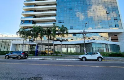Lindo flat mobiliado em andar alto com vista para o mar em barra de jangada