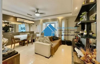 Ed.garden ville ap 116m² 3/4 sendo 1 suite prox shop pantanal