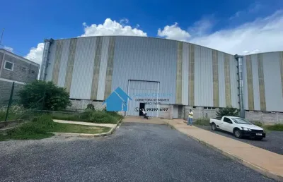 Distrito industrial galpão 4.200m² c/escritorio no mezanino e 5 docas