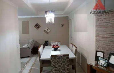 Apartamento com 3 dormitórios à venda, - jardim são domingos - americana/sp