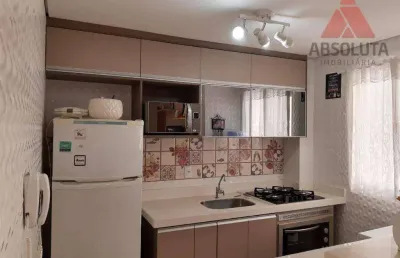 Apartamento com 2 dormitórios à venda, 44 m² por r$ 220.000,00 - jardim terramérica i - americana/sp