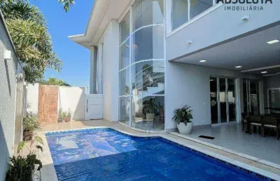 Casa com 4 dormitórios à venda, 438 m² por r$ 3.200.000,00 - loteamento residencial jardim dos ipês amarelos - americana/sp