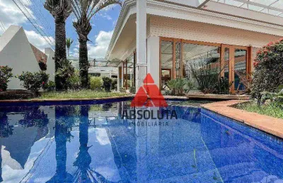 Casa com 4 dormitórios para alugar, 467 m² por r$ 7.500/mês - iate clube de americana - americana/sp