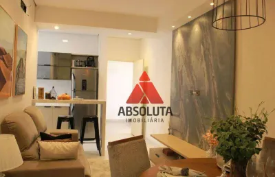 Apartamento com 2 dormitórios à venda, 59 m² por r$ 268.000,00 - praia azul - americana/sp
