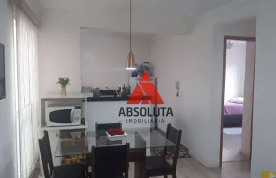 Apartamento com 2 dormitórios à venda, 43 m² por r$ 185.000,00 - jardim bertoni - americana/sp