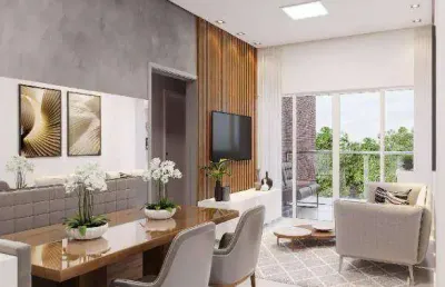 Apartamento com 3 dormitórios à venda, 73 m² - jardim são domingos - americana/sp