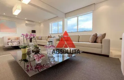 Apartamento duplex com 3 dormitórios à venda, 520 m² por r$ 3.500.000,00 - vila santa catarina - americana/sp
